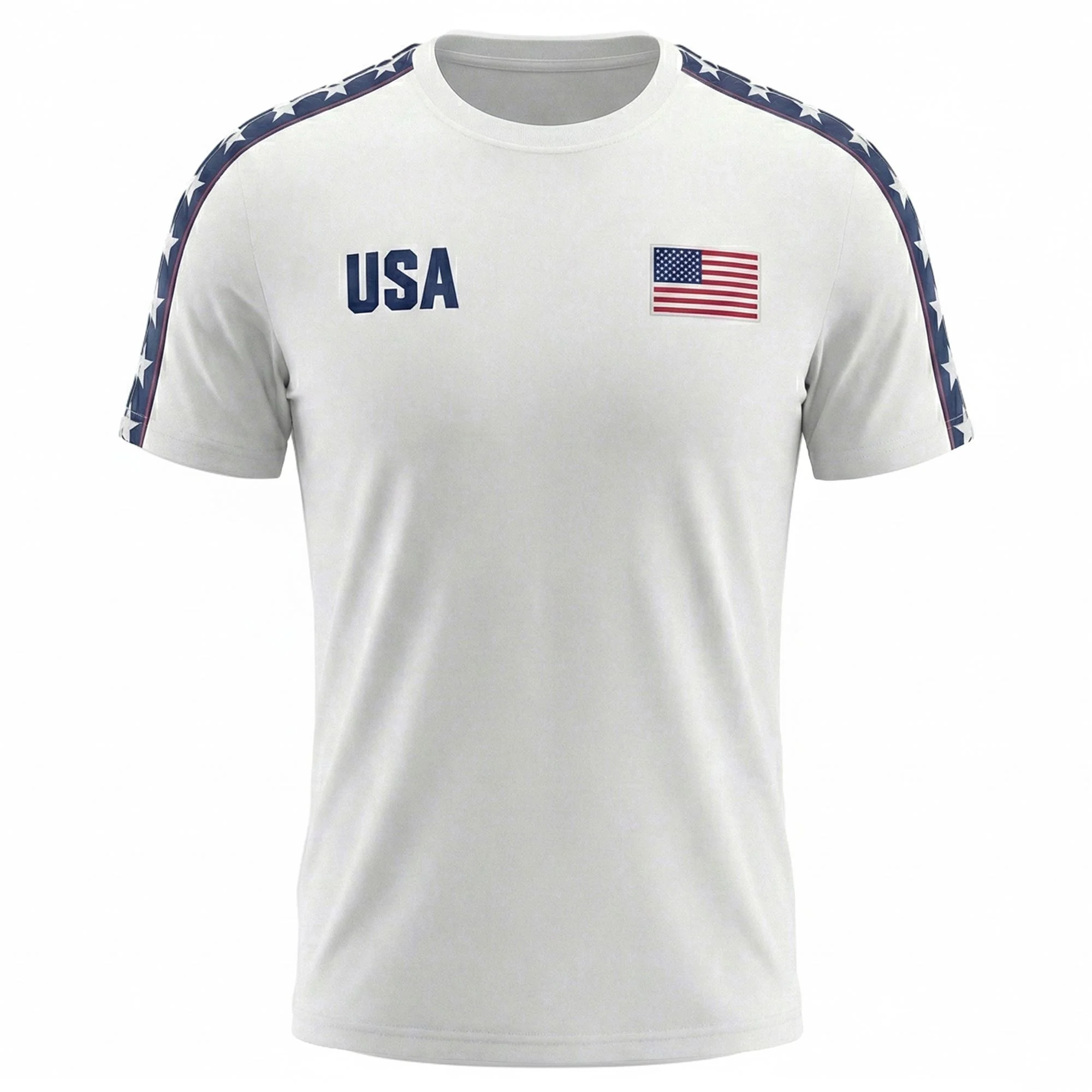 222 BANDA AYBA 2 USA - T-Shirts & Top - T-Shirt - Man - White