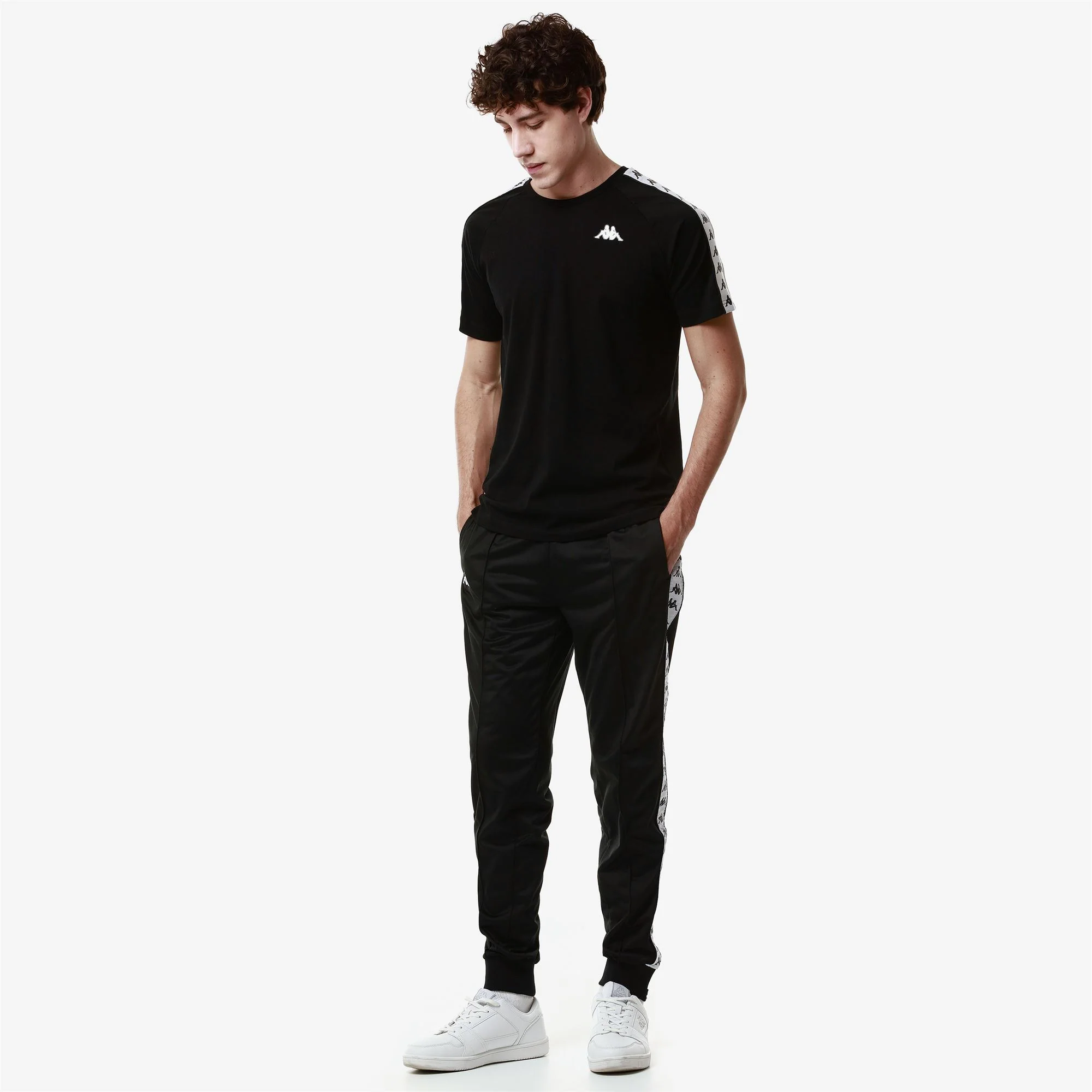 222 BANDA COEN SLIM - T-Shirts & Top - T-Shirt - Man - Black-White - Image 6