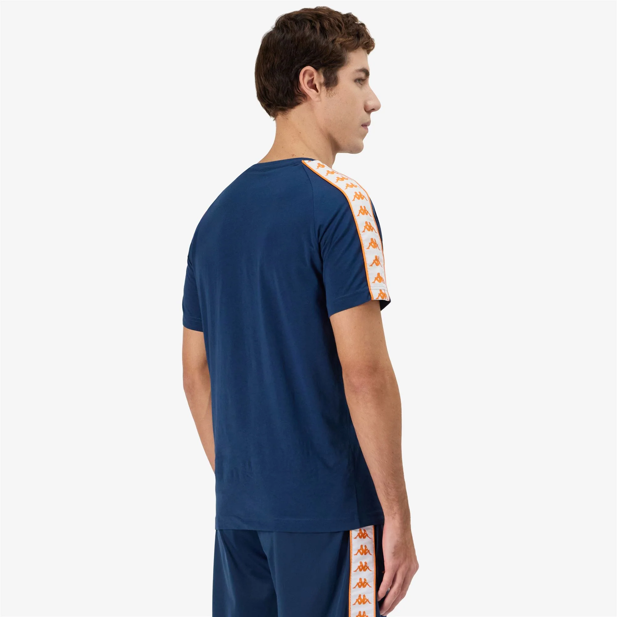 222 BANDA COEN SLIM - T-Shirts & Top - T-Shirt - Man - Blue Dk-Orange - Image 7