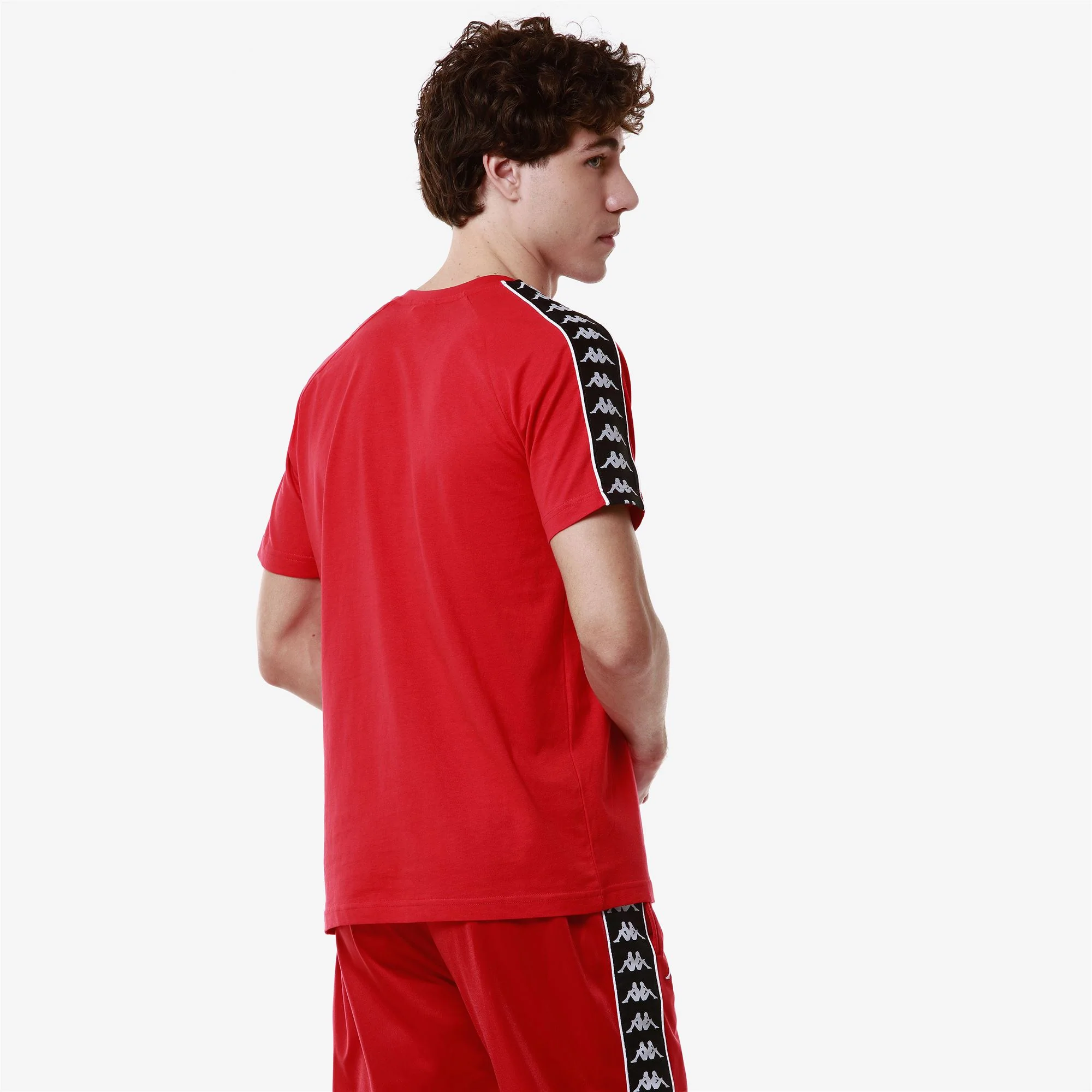 222 BANDA COEN SLIM - T-Shirts & Top - T-Shirt - Man - Red-Black-Red Racing-Black - Image 5