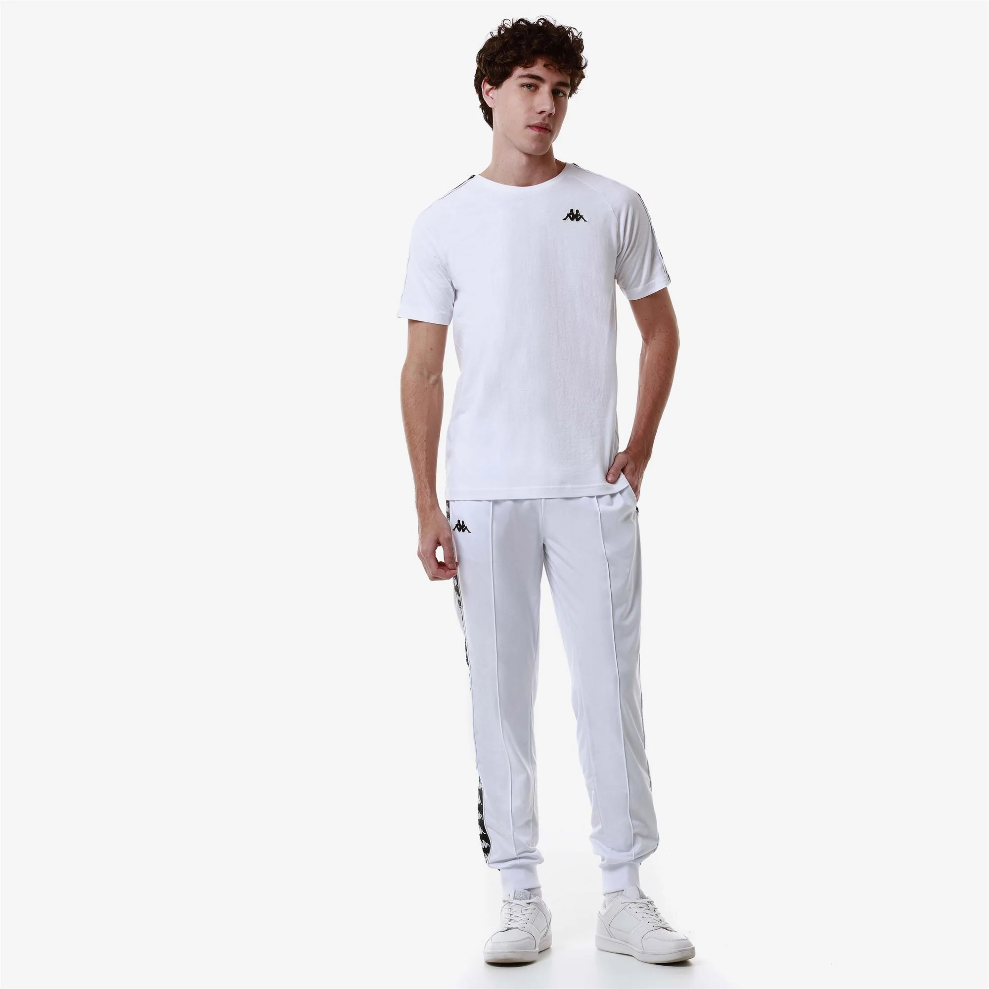 222 BANDA COEN SLIM - T-Shirts & Top - T-Shirt - Man - White-Black-White-Black - Image 6