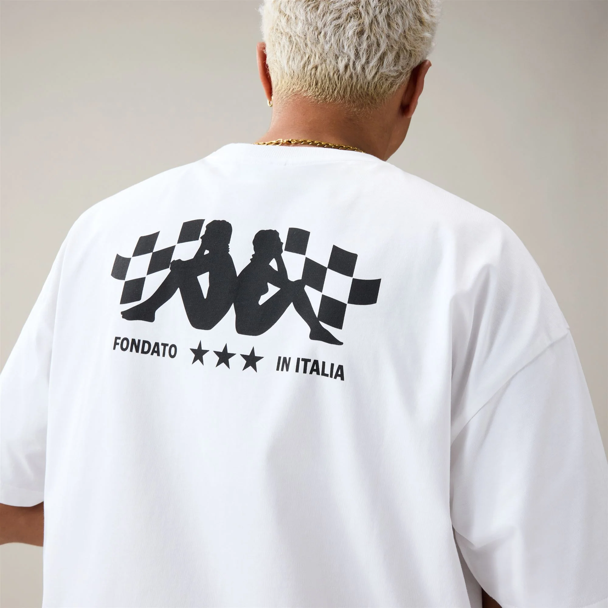 AUTHENTIC  SOLIAN - T-Shirts & Top - T-Shirt - Man - White-Black