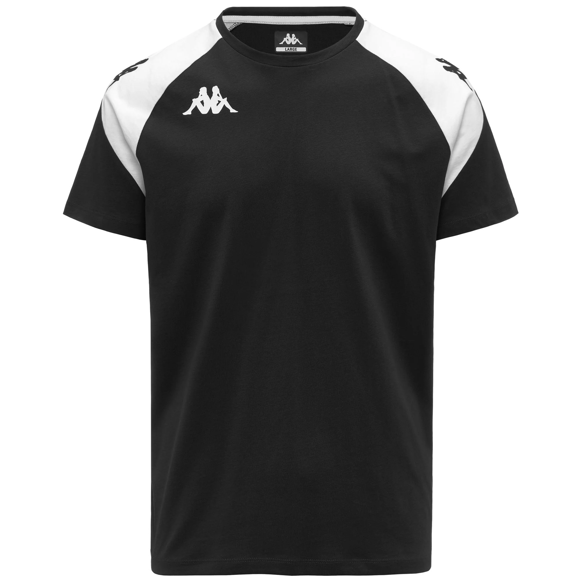 KAPPA4FOOTBALL   LACCIO - T-Shirts & Top - T-Shirt - Man - Black-White