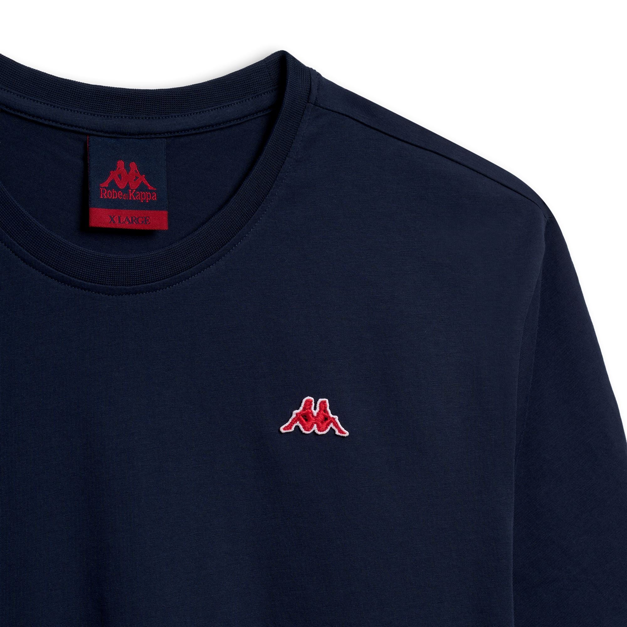 LUC - T-Shirts & Top - T-Shirt - Man - Blue Iris-Red Md Coral - Image 3