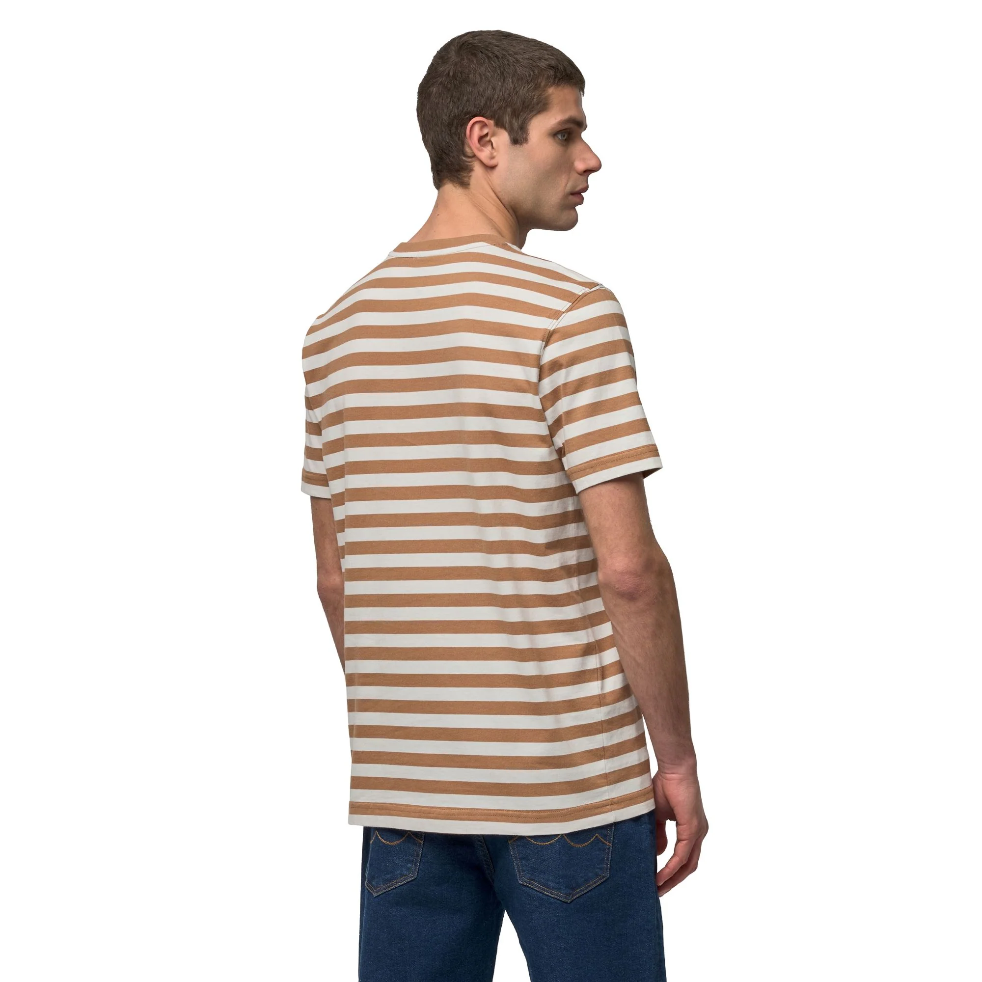 RARES - T-Shirts & Top - T-Shirt - Man - Brown Tanno-White Cloud - Image 5