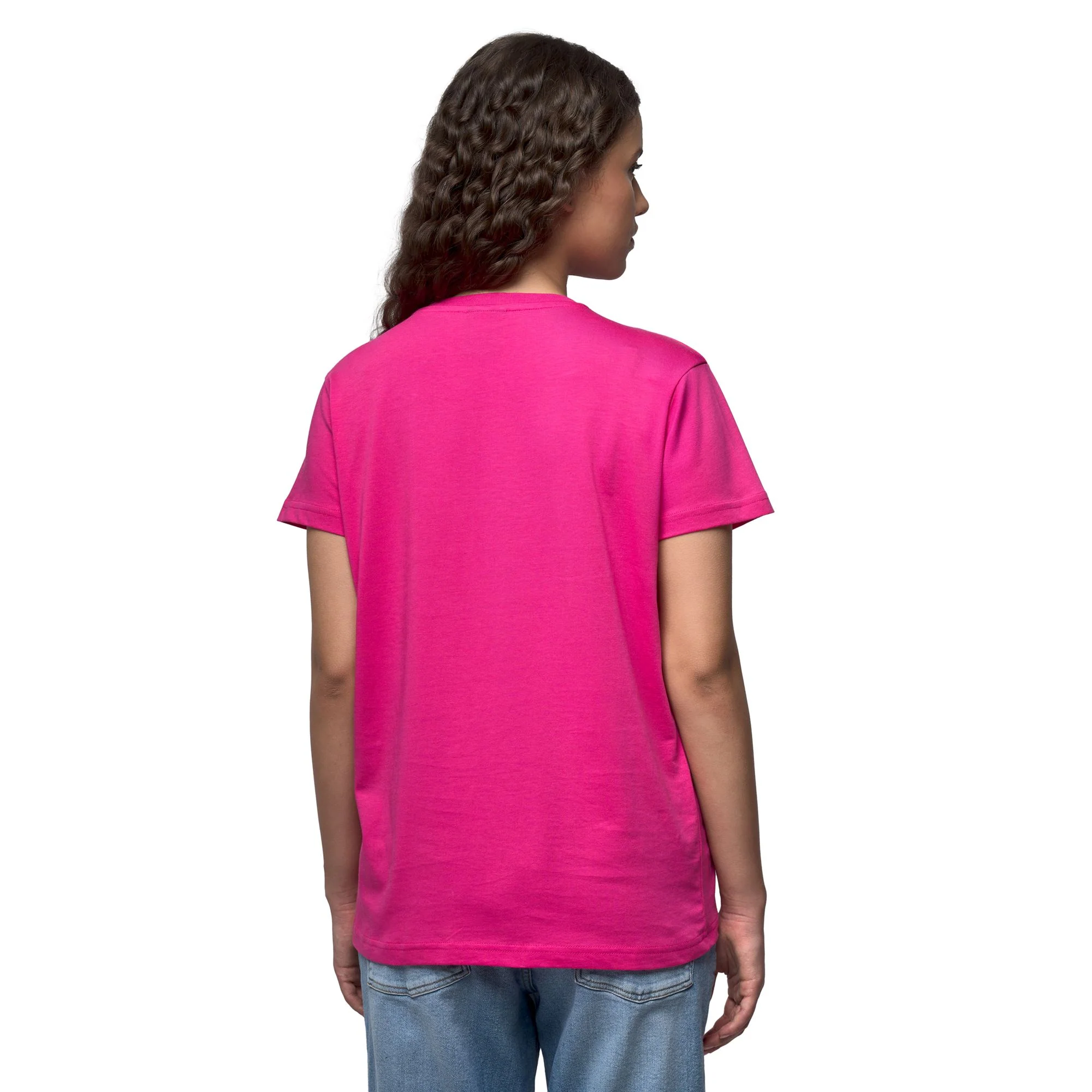 KATIE - T-Shirts & Top - T-Shirt - Woman - Fuchsia Purple-Grey Silver - Image 5
