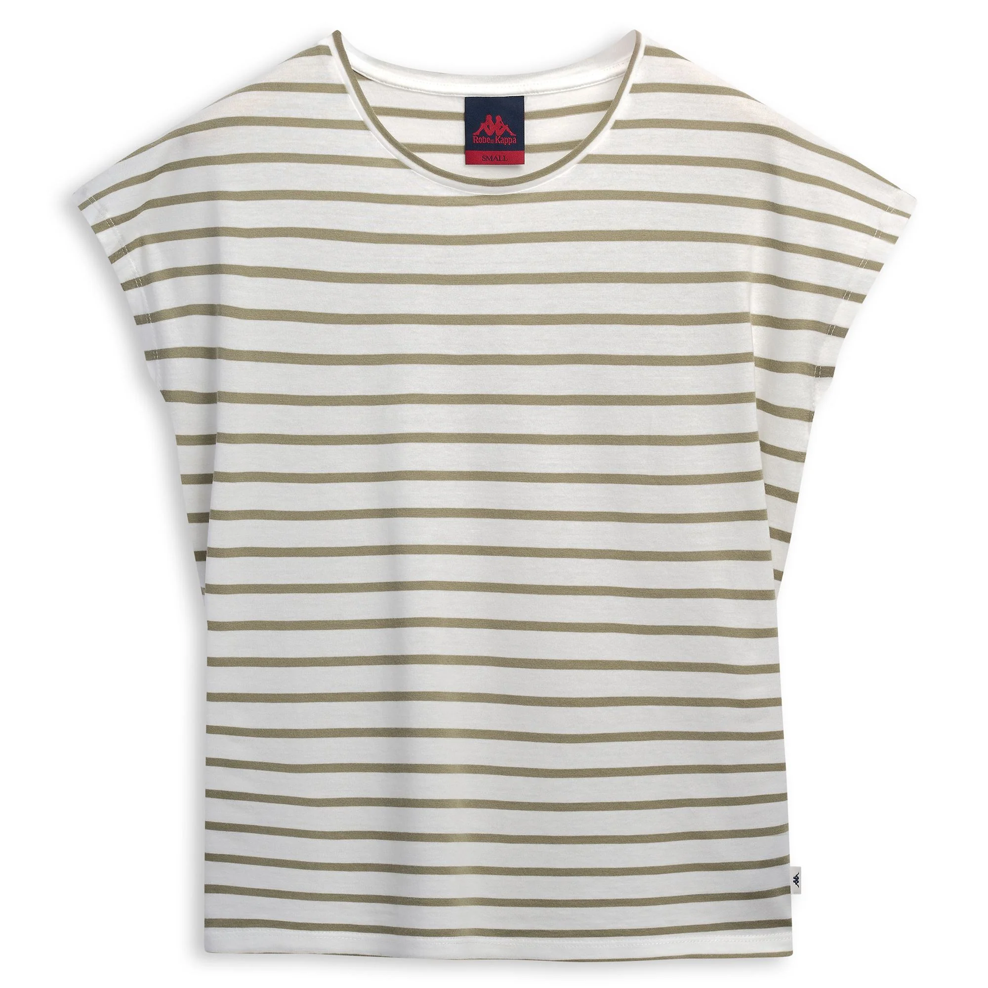NAHIRA - T-Shirts & Top - T-Shirt - Woman - White Cloud-Green Aloe - Image 2