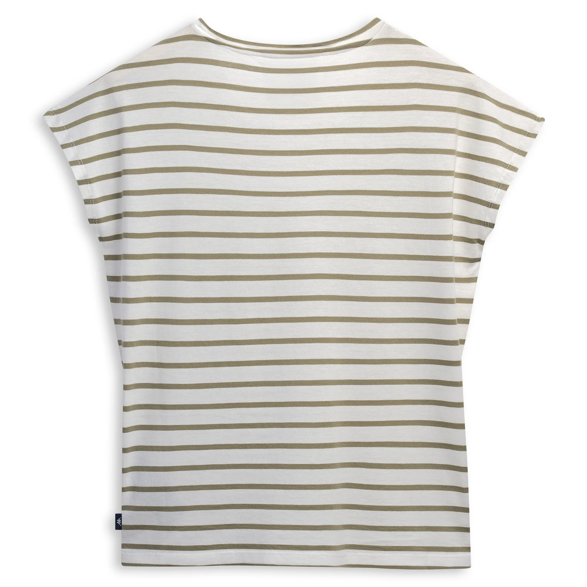 NAHIRA - T-Shirts & Top - T-Shirt - Woman - White Cloud-Green Aloe - Image 3