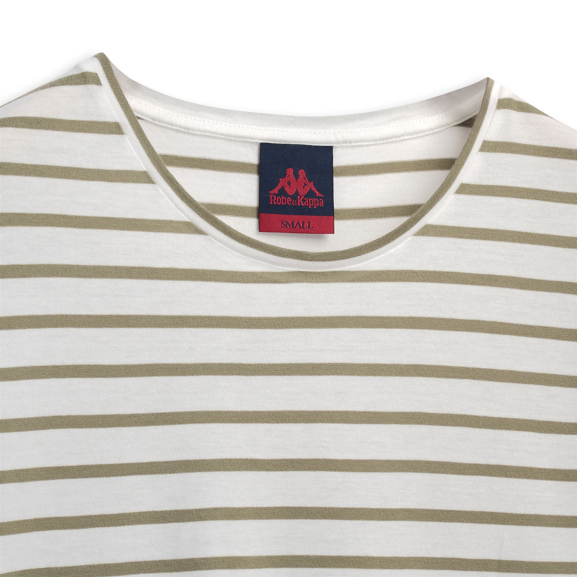 NAHIRA - T-Shirts & Top - T-Shirt - Woman - White Cloud-Green Aloe - Image 4